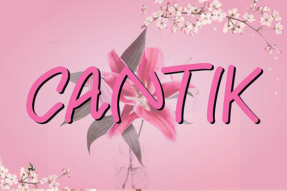 Pelangi Font PNG with transparent background - Preview 3