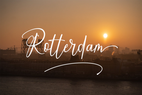 Posteraphy Font PNG with transparent background - Preview 1