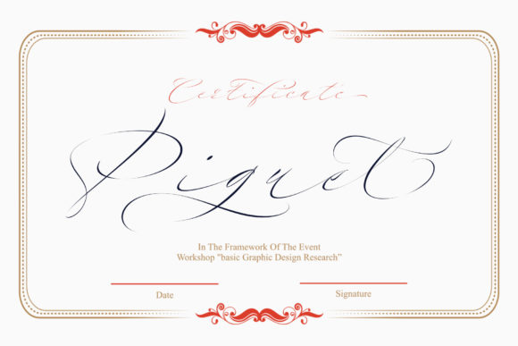 Quntas Script Font PNG with transparent background - Preview 2