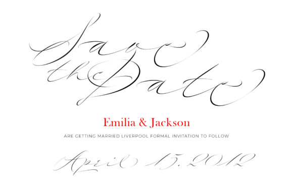 Quntas Script Font PNG with transparent background - Preview 3