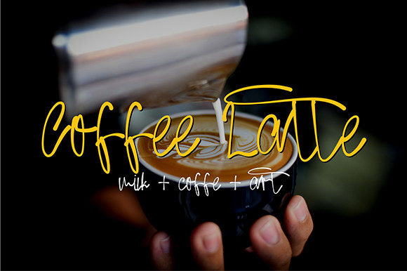 Sektor Coffee Font PNG with transparent background - Preview 1
