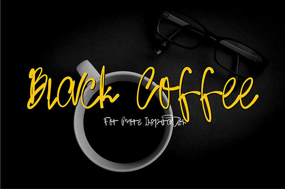 Sektor Coffee Font PNG with transparent background - Preview 3
