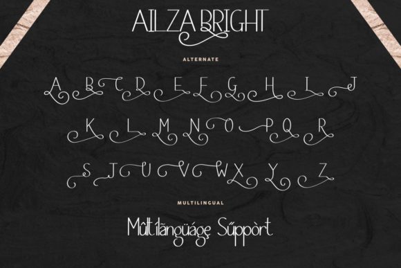 Ailza Bright Font - Preview 5