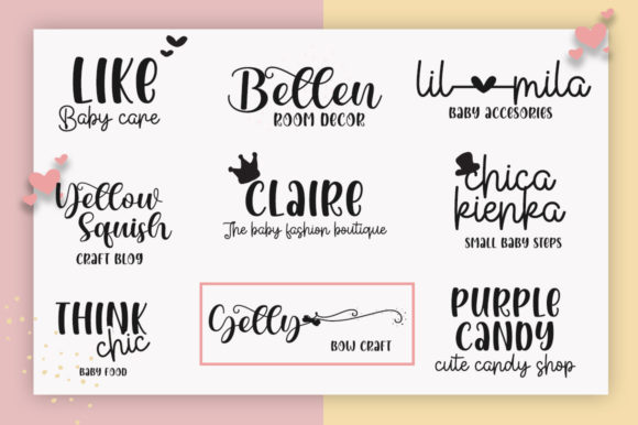 Baby Girl Font - Preview 1