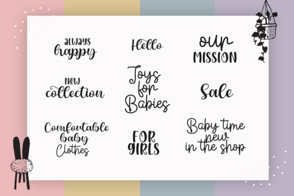 Baby Girl Font - Preview 4