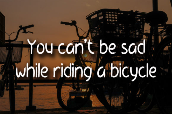 Bicycle Wheel Font - Preview 3