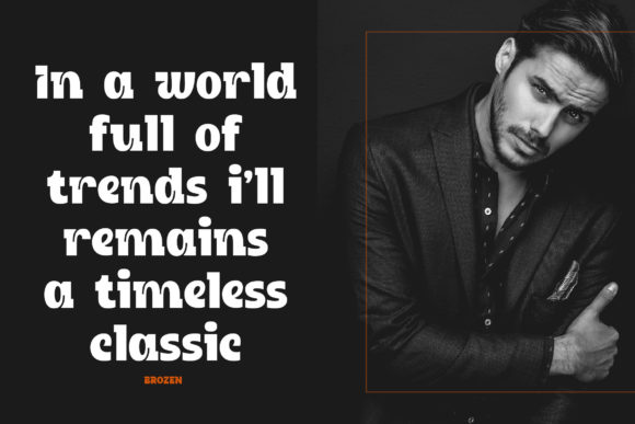 Brozen Font - Preview 6