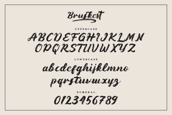 Bruskest Font - Preview 6