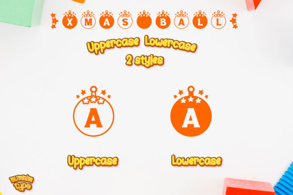 Christmas Ball Font - Preview 4