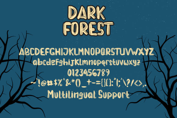 Dark Forest Font - Preview 5