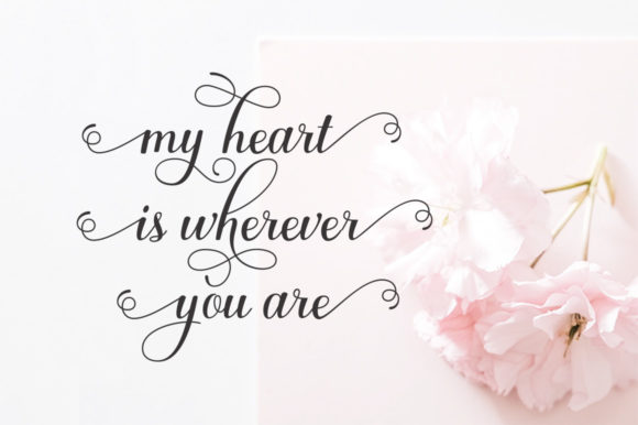 Enkeyla Script Font PNG with transparent background - Preview 1
