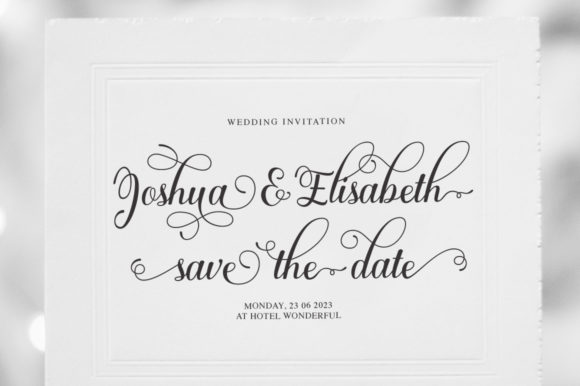 Enkeyla Script Font PNG with transparent background - Preview 6