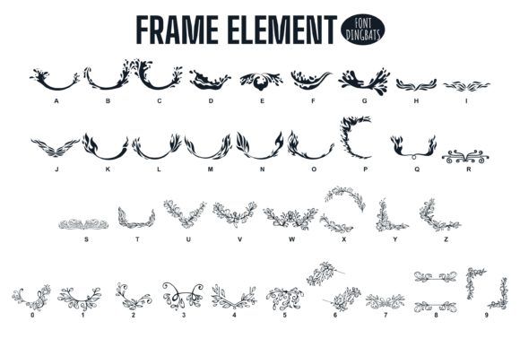 Frame Element Font - Preview 1
