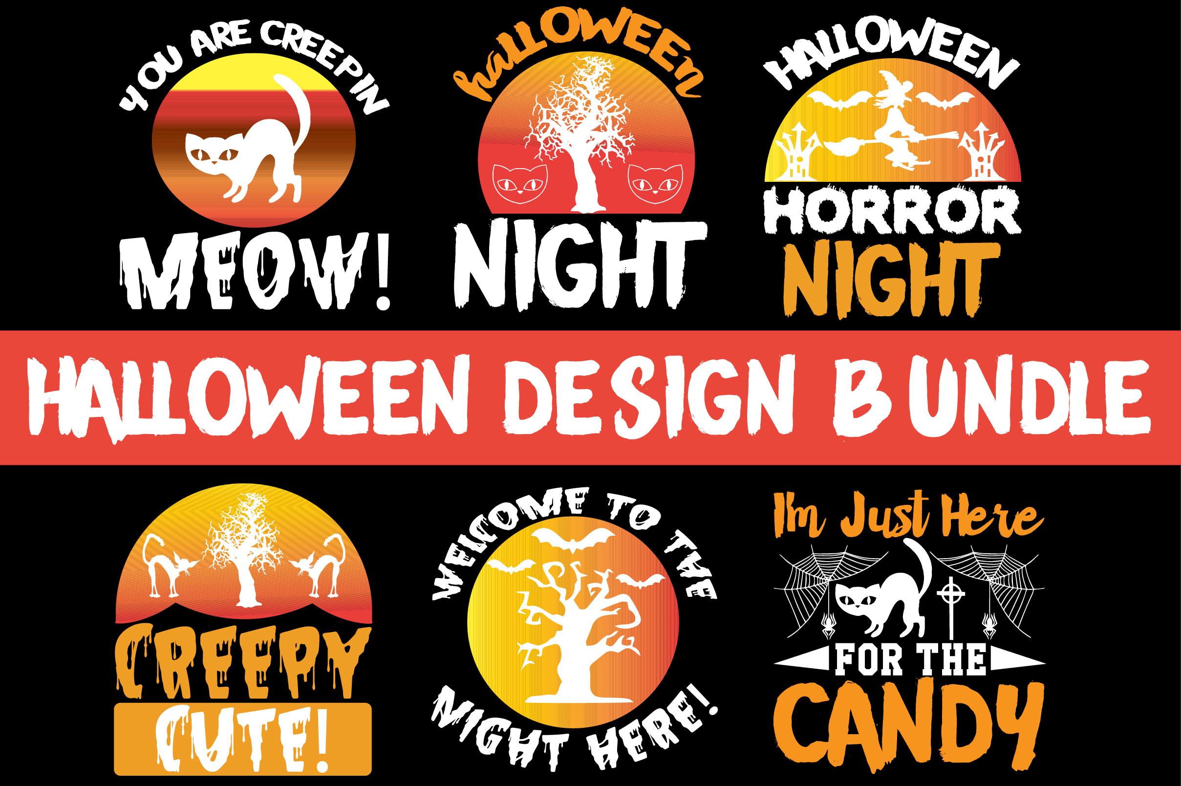 Halloween Design Bundle. Graphic by Design Store Bd.Net · Creative Fabrica