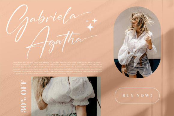 Handmagic Signature Font PNG with transparent background - Preview 3