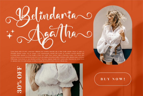 Marliana Alisha Font PNG with transparent background - Preview 3