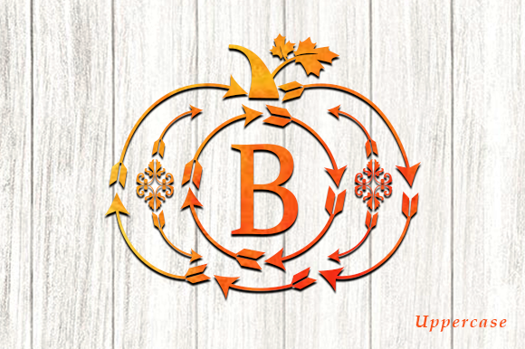 Pumpkin Arrow Font PNG with transparent background - Preview 1