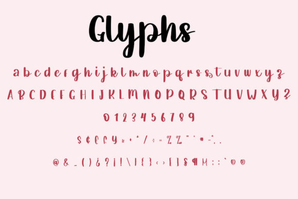 Rainbow Sweeties Font PNG with transparent background - Preview 3