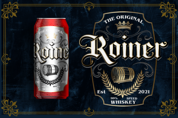 Rostage Font PNG with transparent background - Preview 1