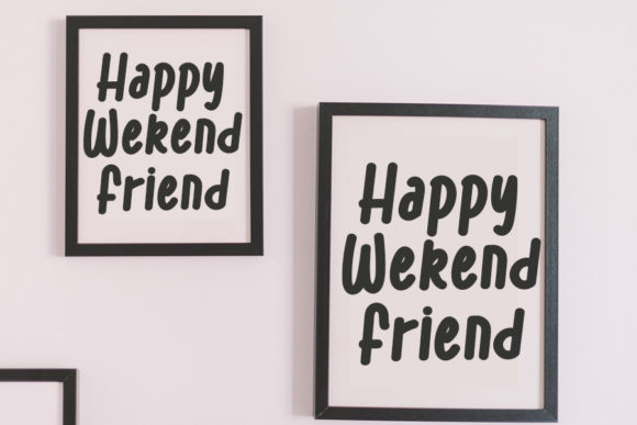 Single Flashing Font PNG with transparent background - Preview 3