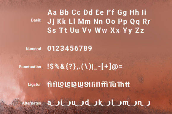 Bertosh Font - Preview 3