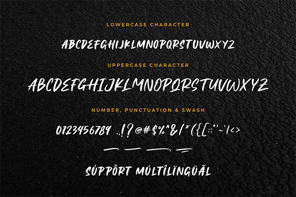 Black Shadow Font - Preview 6