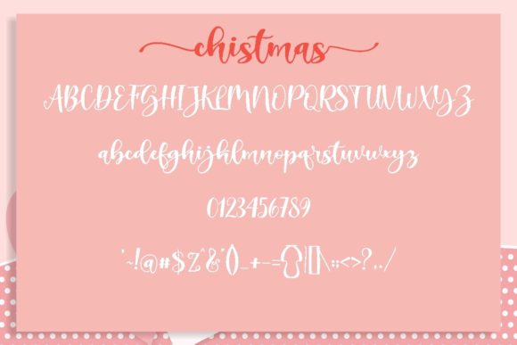 Christmas Font - Preview 3
