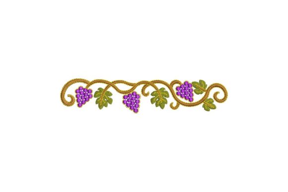 Grapes Border Motif