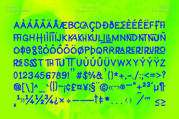 Hellouint Font PNG with transparent background - Preview 3