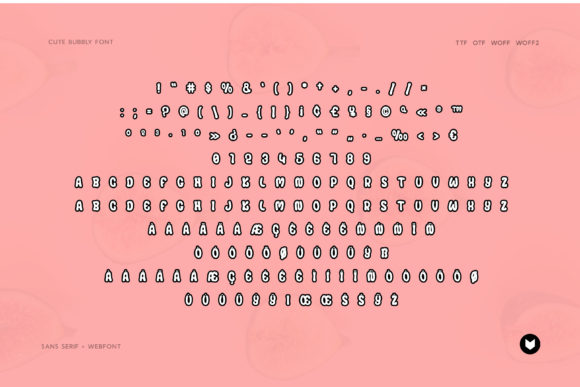 Juicyfig Font PNG with transparent background - Preview 3