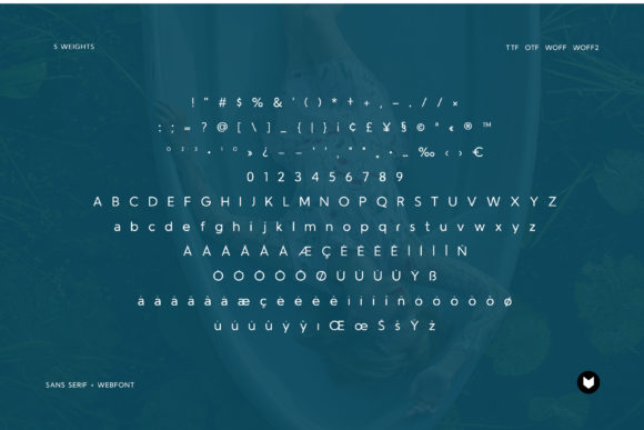 Origo Pro Font PNG with transparent background - Preview 2
