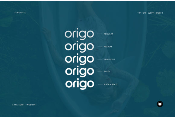 Origo Pro Font PNG with transparent background - Preview 4
