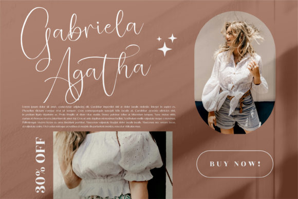 Puspita Font PNG with transparent background - Preview 3