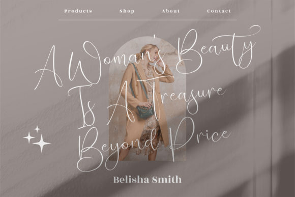 Puspita Font PNG with transparent background - Preview 6