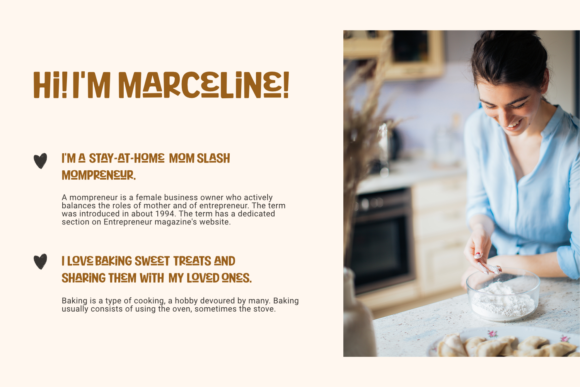 Bakery Goods Font PNG with transparent background - Preview 2
