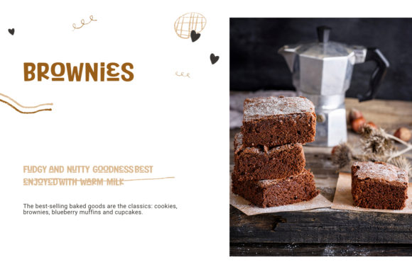 Bakery Goods Font PNG with transparent background - Preview 6