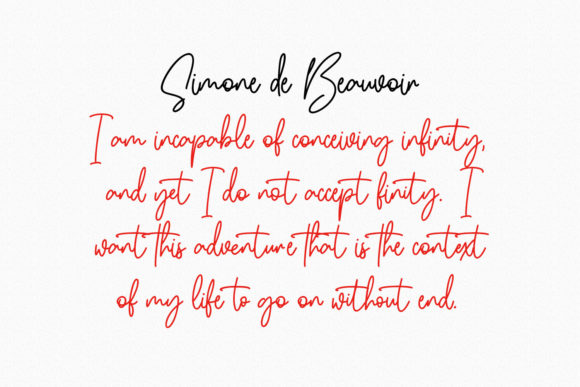 Binthrots Script Font - Preview 1