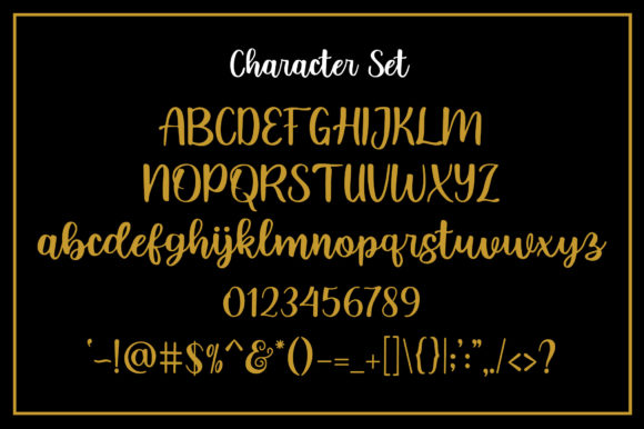 Camping Font - Preview 1