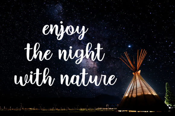 Camping Font - Preview 2