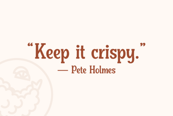 Crispy Food Font - Preview 1