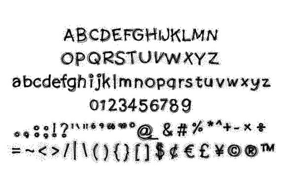 Dirty Bits Font - Preview 3