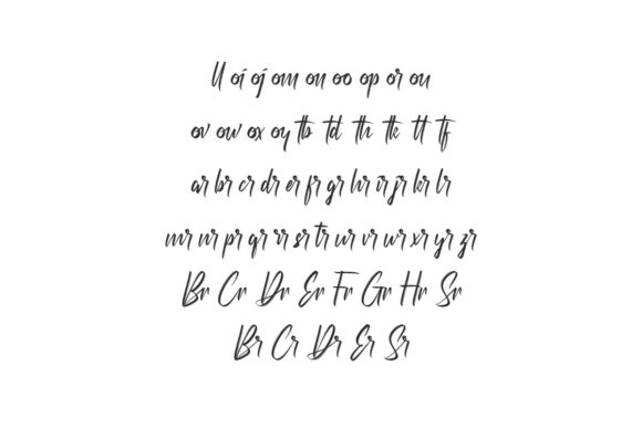 Etherish Font PNG with transparent background - Preview 4