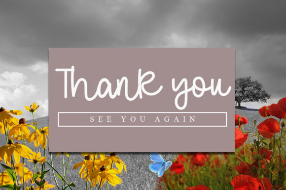 Floral Font - Preview 4
