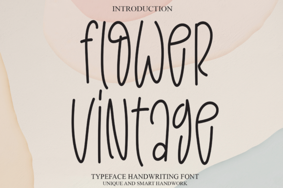 Flower Vintage Script & Handwritten Font By Inspekelement.ST