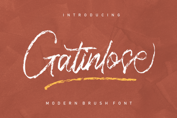 Gatinlose Font PNG with transparent background - Preview 1
