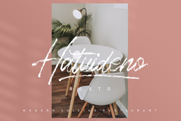 Gatinlose Font PNG with transparent background - Preview 5