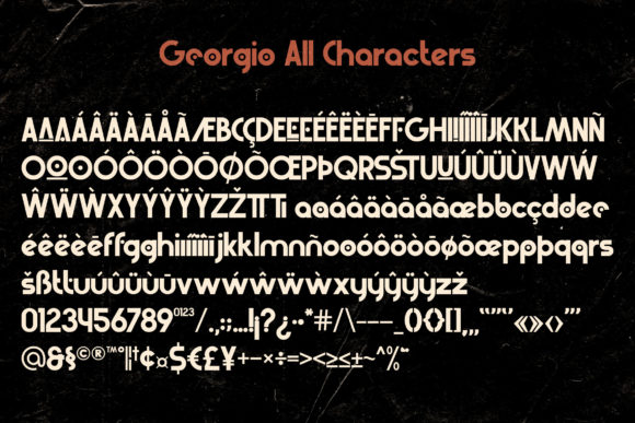 Georgio Font - Preview 4