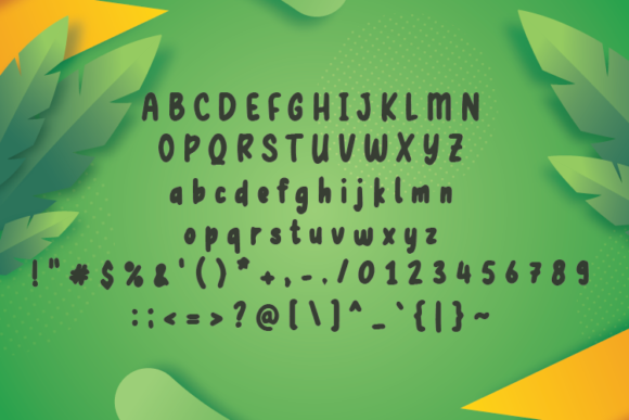 Hello Banana Font - Preview 2