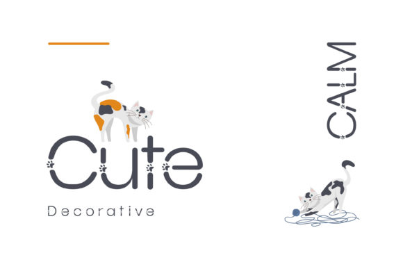 Meow Font PNG with transparent background - Preview 2