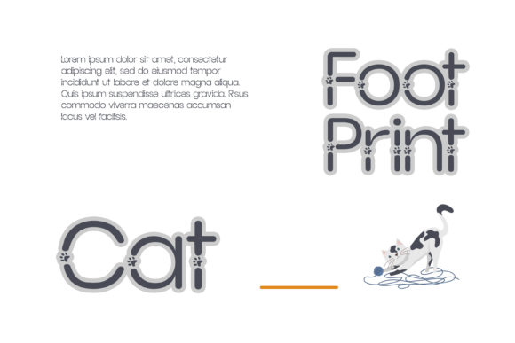 Meow Font PNG with transparent background - Preview 3